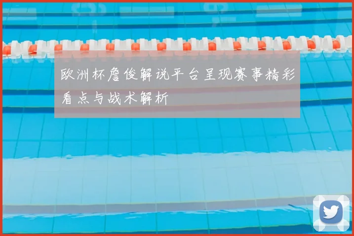 欧洲杯詹俊解说平台呈现赛事精彩看点与战术解析